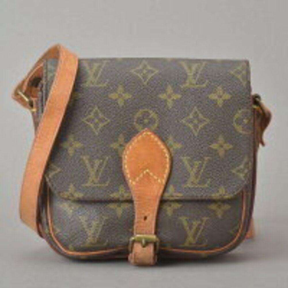 Louis Vuitton Bag Monogram Cartouchiere Crossbody Leather Shoulder